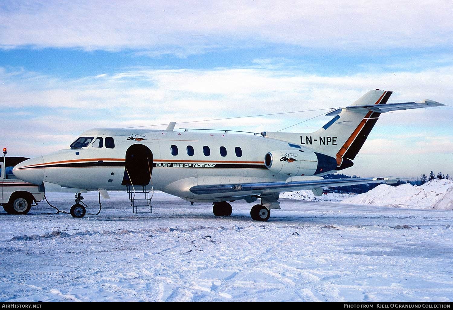 Aircraft Photo of LN-NPE | Hawker Siddeley HS-125-1B/522 | Busy Bee of Norway | AirHistory.net #289217