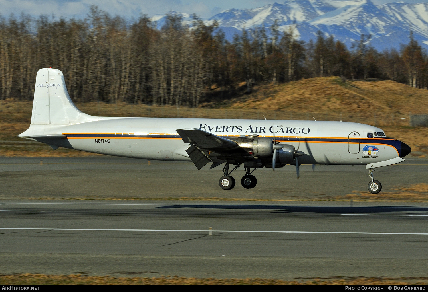 Aircraft Photo of N6174C | Douglas DC-6A | Everts Air Cargo | AirHistory.net #289240