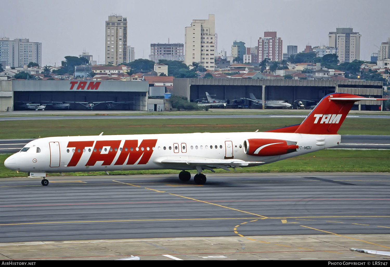 Aircraft Photo of PT-MQU | Fokker 100 (F28-0100) | TAM Linhas Aéreas | AirHistory.net #289272