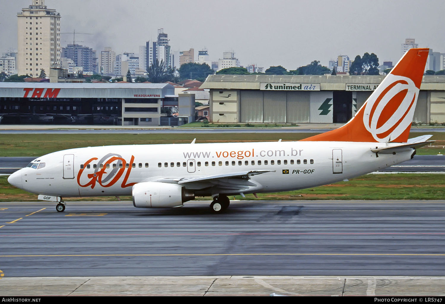 Aircraft Photo of PR-GOF | Boeing 737-76Q | GOL Linhas Aéreas | AirHistory.net #289285