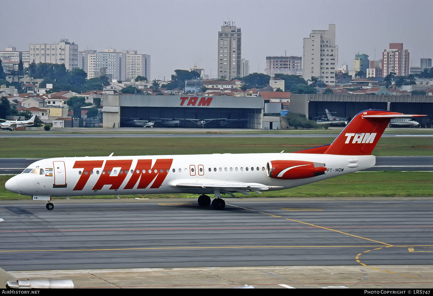 Aircraft Photo of PT-MQW | Fokker 100 (F28-0100) | TAM Linhas Aéreas | AirHistory.net #289291