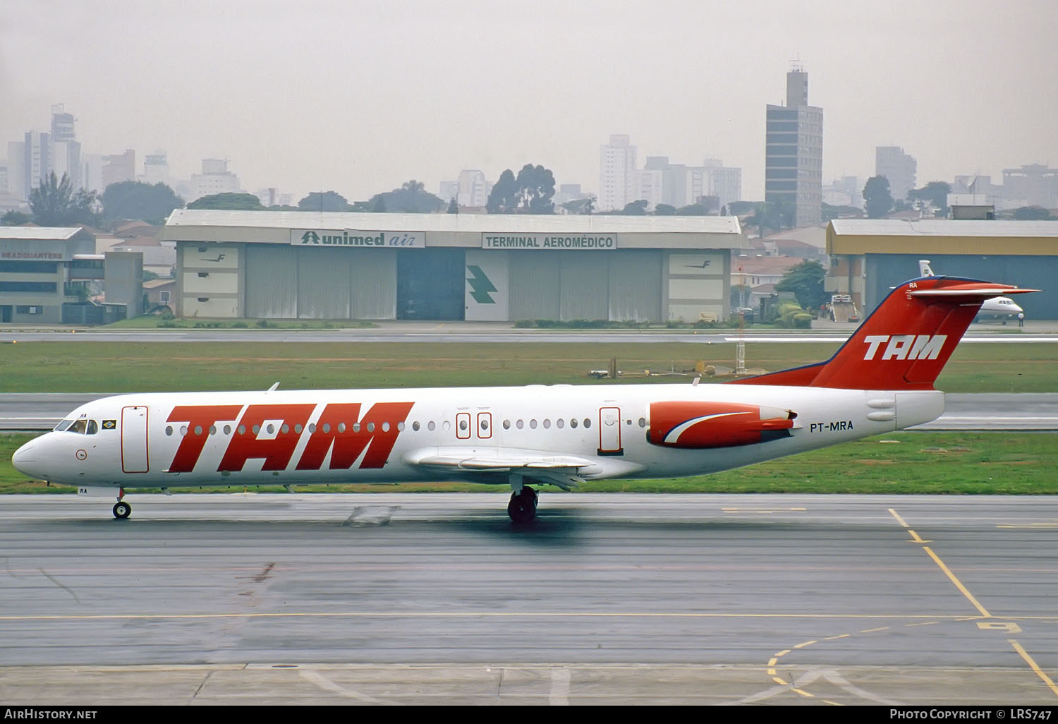 Aircraft Photo of PT-MRA | Fokker 100 (F28-0100) | TAM Linhas Aéreas | AirHistory.net #289300