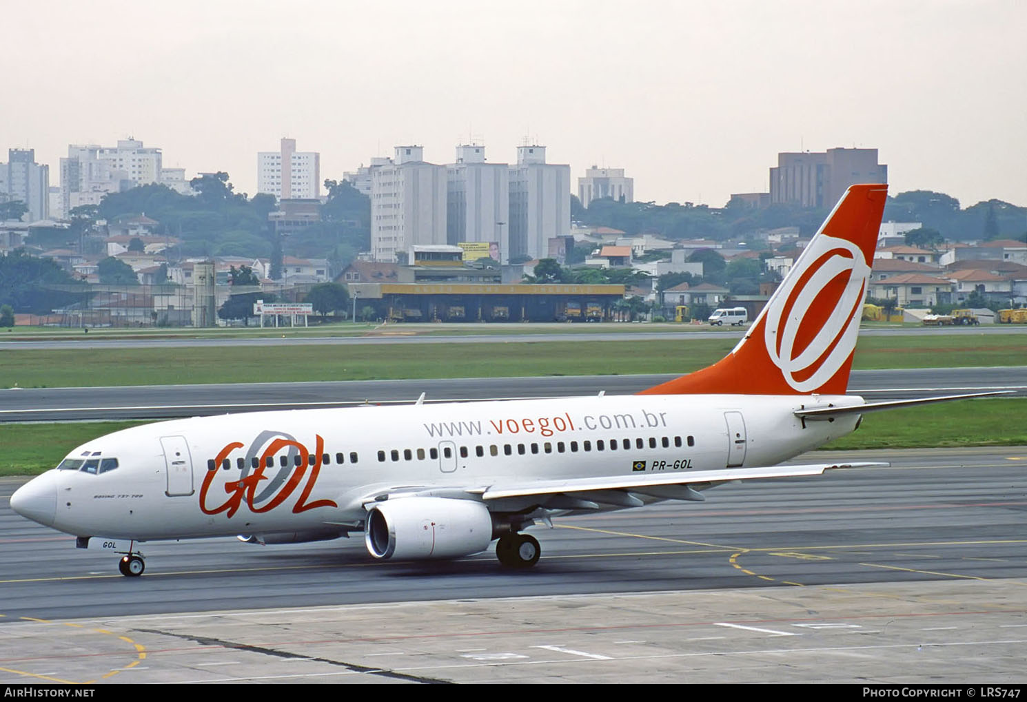 Aircraft Photo of PR-GOL | Boeing 737-7L9 | GOL Linhas Aéreas | AirHistory.net #289306