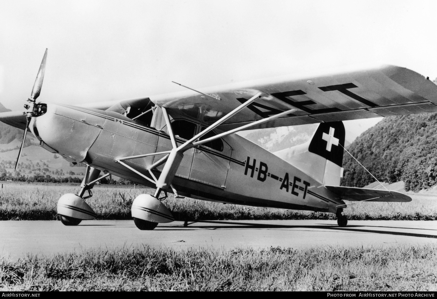 Aircraft Photo of HB-AET | Pilatus P-4 | AirHistory.net #289387