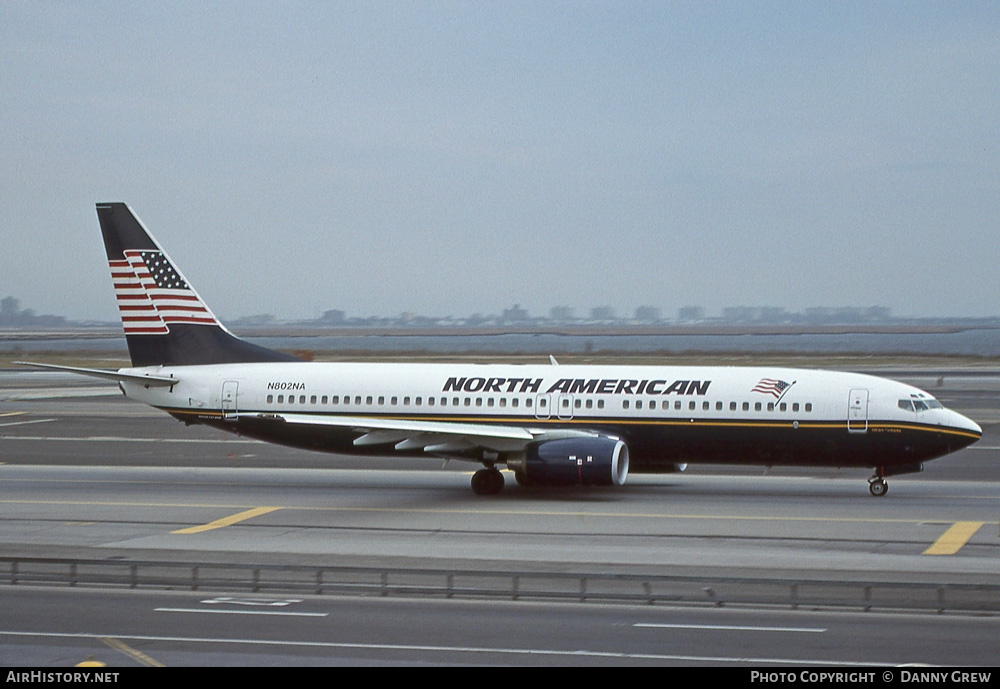 Aircraft Photo of N802NA | Boeing 737-86N | North American Airlines | AirHistory.net #289400