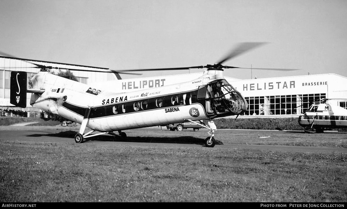 Aircraft Photo of N74057 | Vertol 44A | Sabena | AirHistory.net #289403