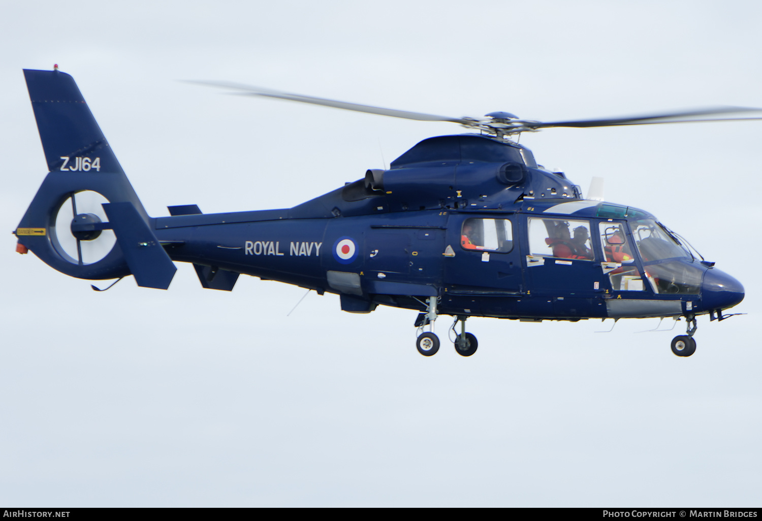 Aircraft Photo of ZJ164 | Aerospatiale AS-365N-2 Dauphin 2 | UK - Navy | AirHistory.net #289404