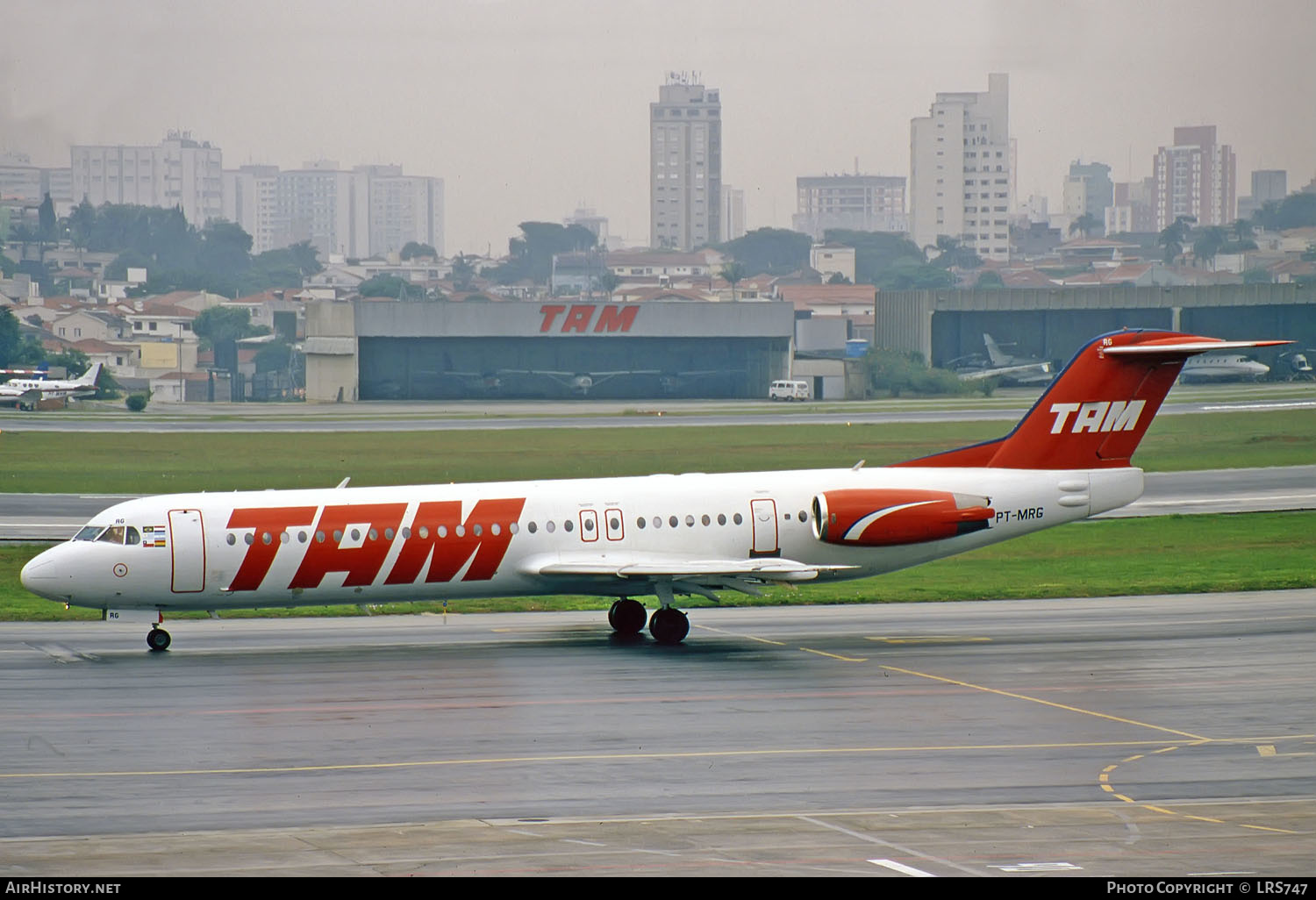 Aircraft Photo of PT-MRG | Fokker 100 (F28-0100) | TAM Linhas Aéreas | AirHistory.net #289411