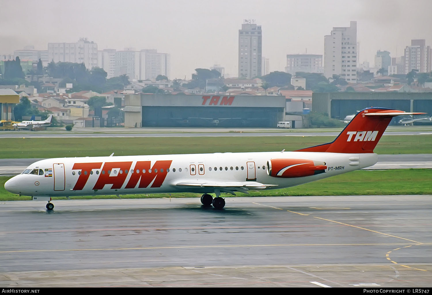 Aircraft Photo of PT-MRH | Fokker 100 (F28-0100) | TAM Linhas Aéreas | AirHistory.net #289412