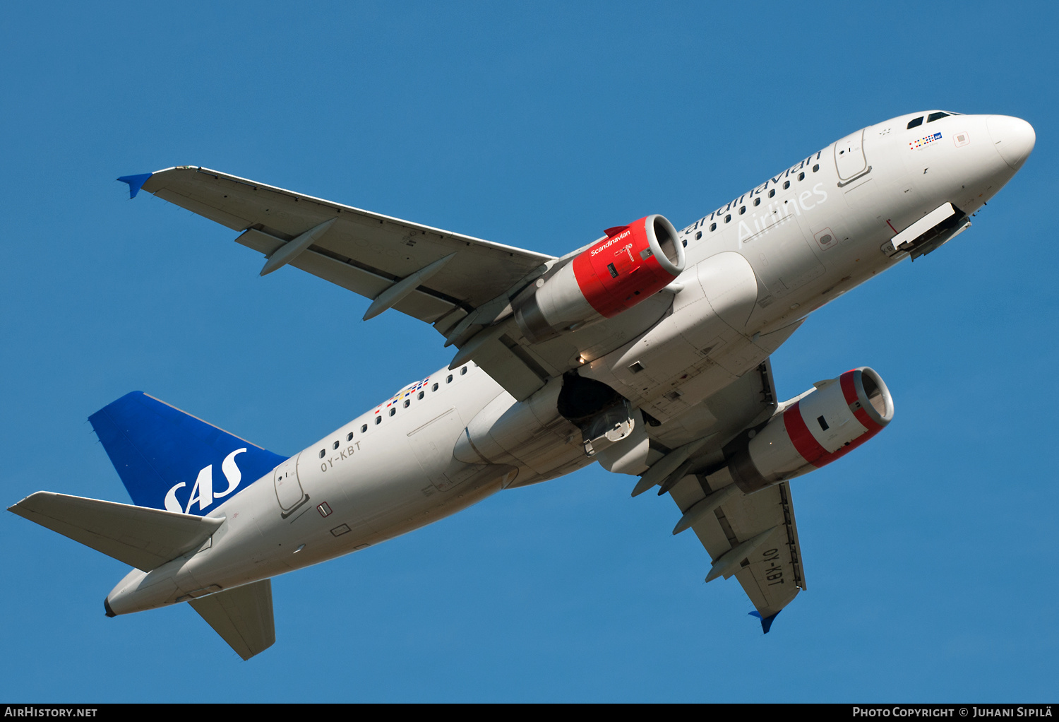 Aircraft Photo of OY-KBT | Airbus A319-131 | Scandinavian Airlines - SAS | AirHistory.net #289414