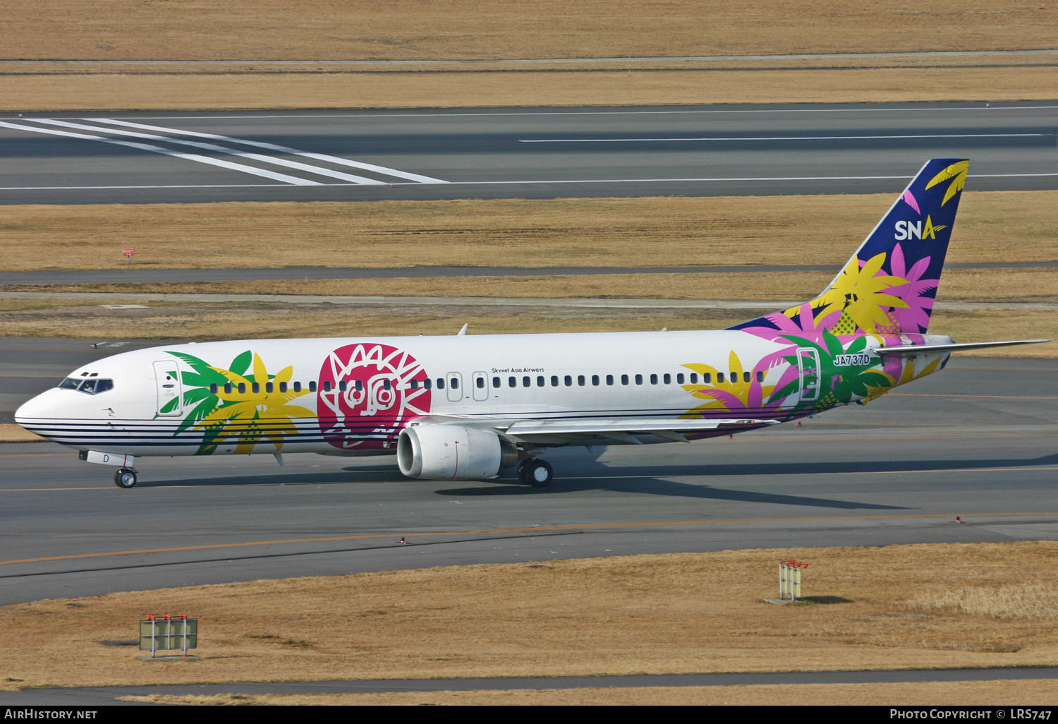 Aircraft Photo of JA737D | Boeing 737-4H6 | Skynet Asia Airways - SNA | AirHistory.net #289415