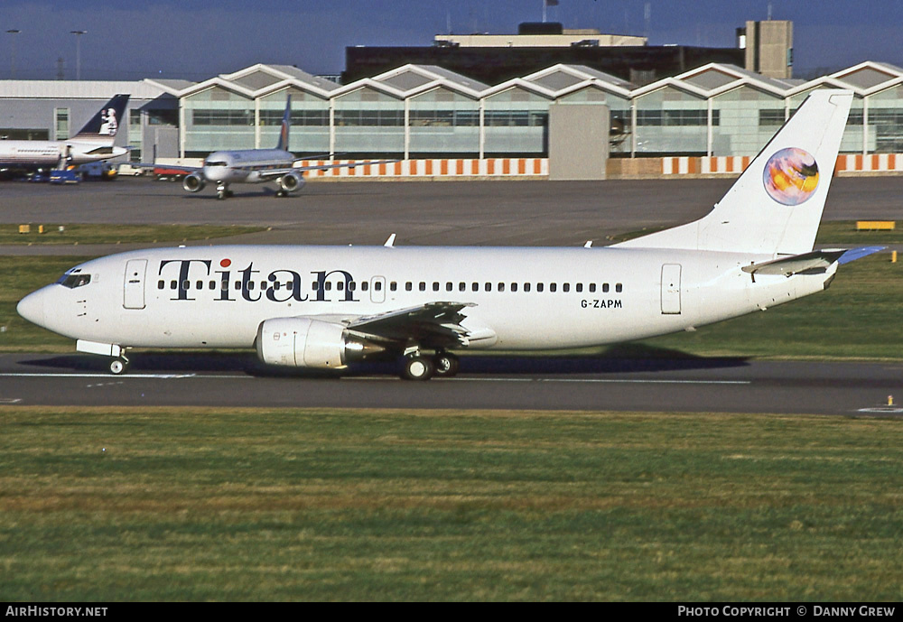 Aircraft Photo of G-ZAPM | Boeing 737-33A | Titan Airways | AirHistory.net #289421