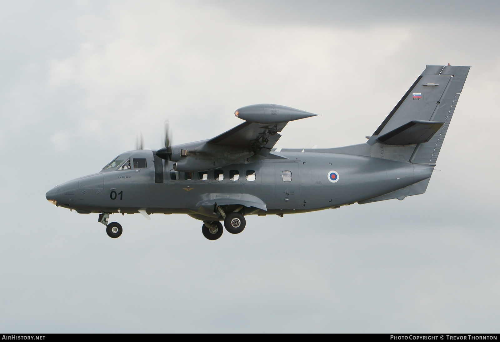 Aircraft Photo of L4-01 | Let L-410UVP-E Turbolet | Slovenia - Air Force | AirHistory.net #289486