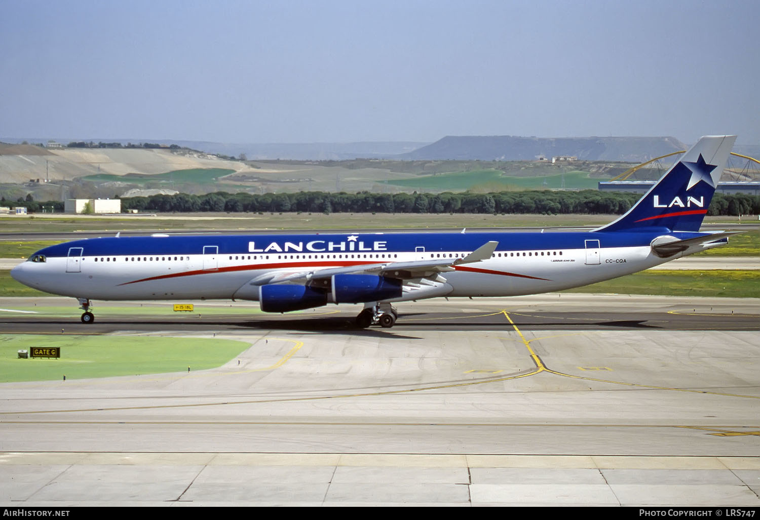 Aircraft Photo of CC-CQA | Airbus A340-313X | LAN Chile - Línea Aérea Nacional | AirHistory.net #289513