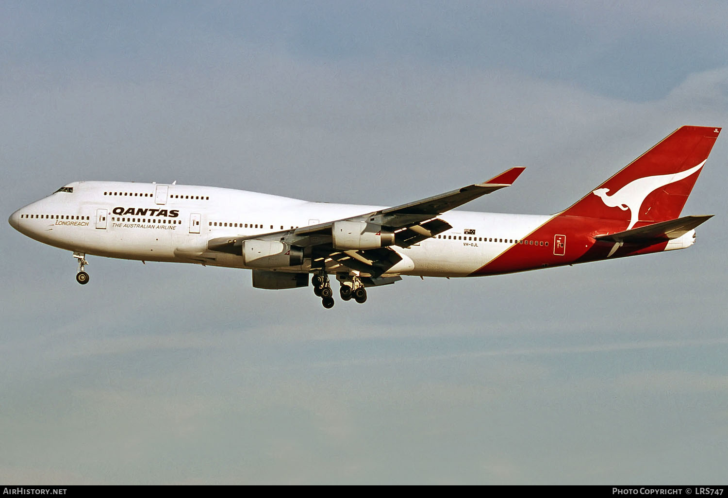 Aircraft Photo of VH-OJL | Boeing 747-438 | Qantas | AirHistory.net #289528
