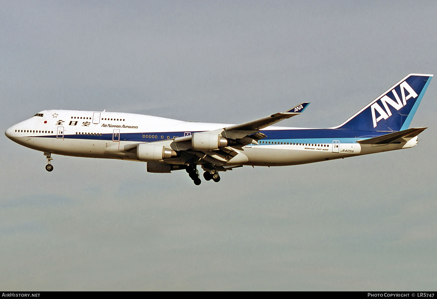 Aircraft Photo of JA405A | Boeing 747-481 | All Nippon Airways - ANA | AirHistory.net #289544