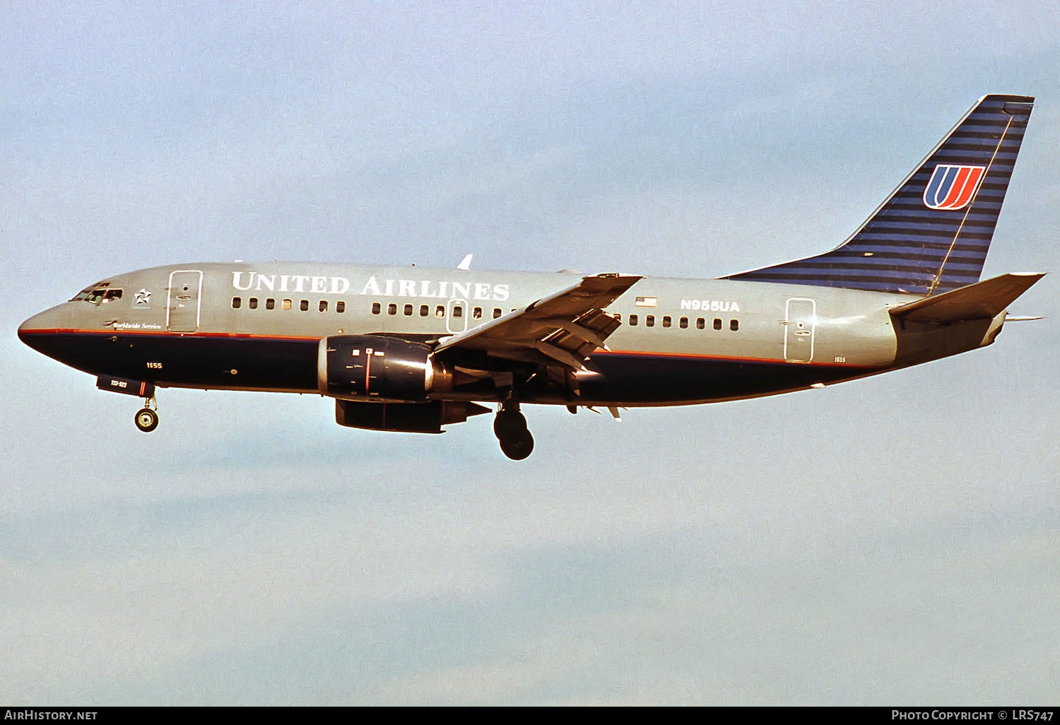 Aircraft Photo of N955UA | Boeing 737-522 | United Airlines | AirHistory.net #289550