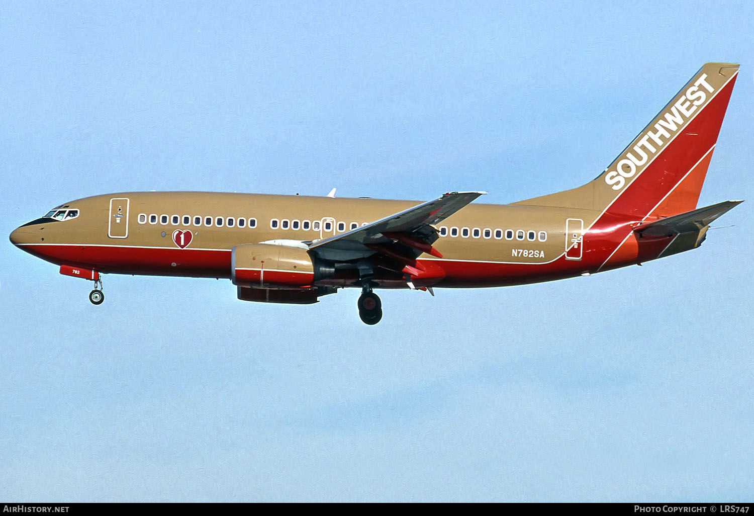Aircraft Photo of N782SA | Boeing 737-7H4 | Southwest Airlines | AirHistory.net #289554