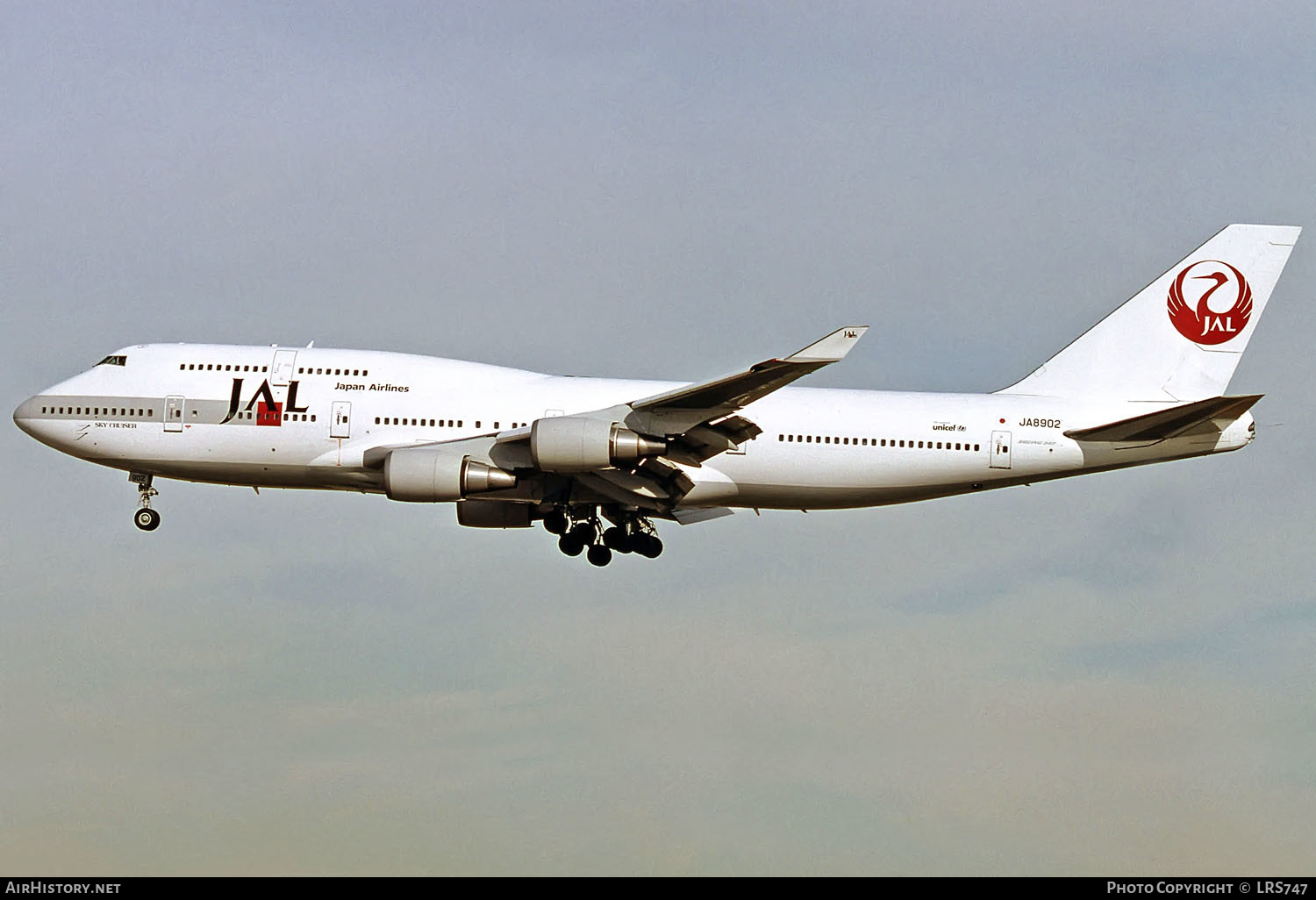 Aircraft Photo of JA8902 | Boeing 747-446 | Japan Airlines - JAL | AirHistory.net #289556