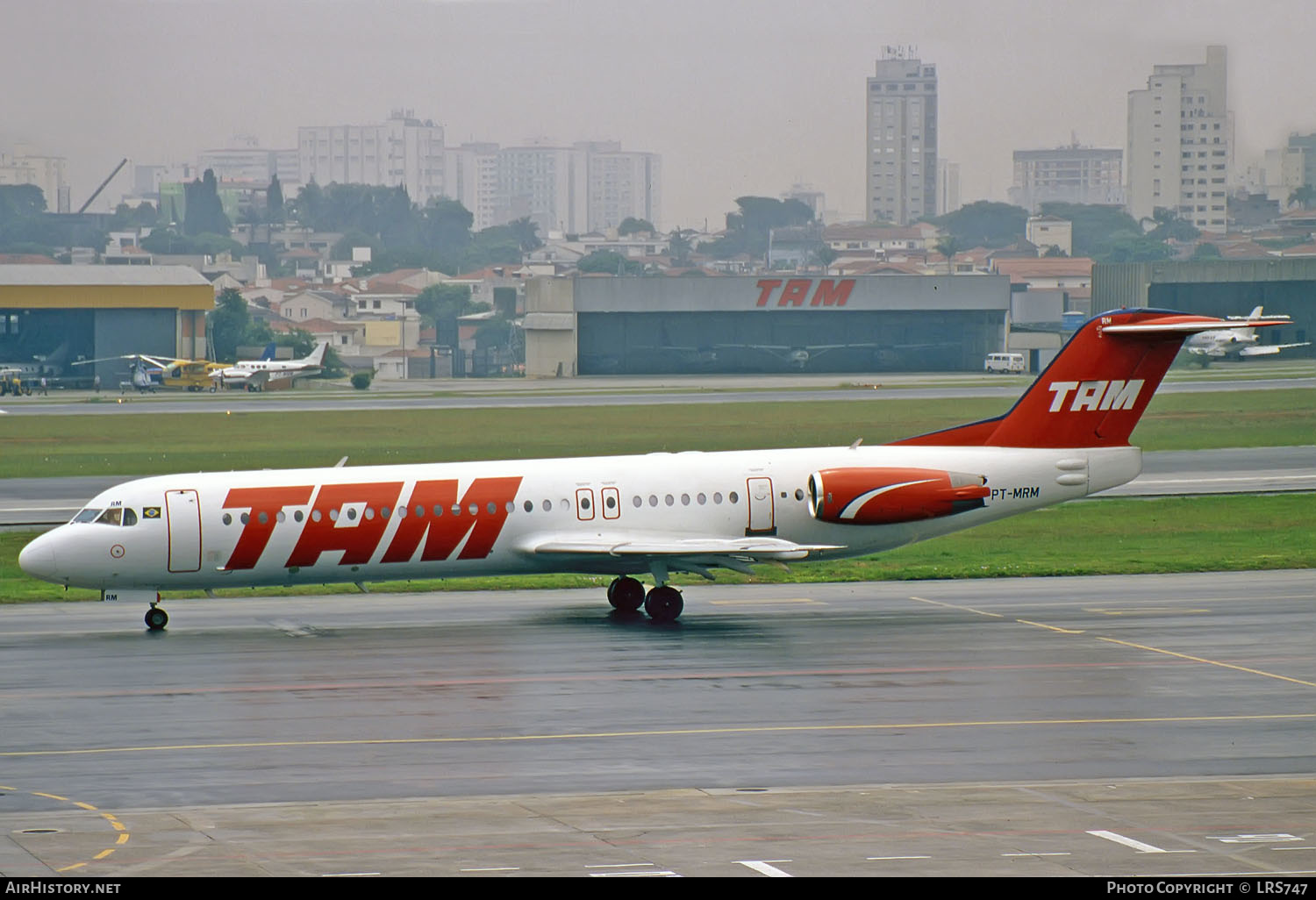 Aircraft Photo of PT-MRM | Fokker 100 (F28-0100) | TAM Linhas Aéreas | AirHistory.net #289570