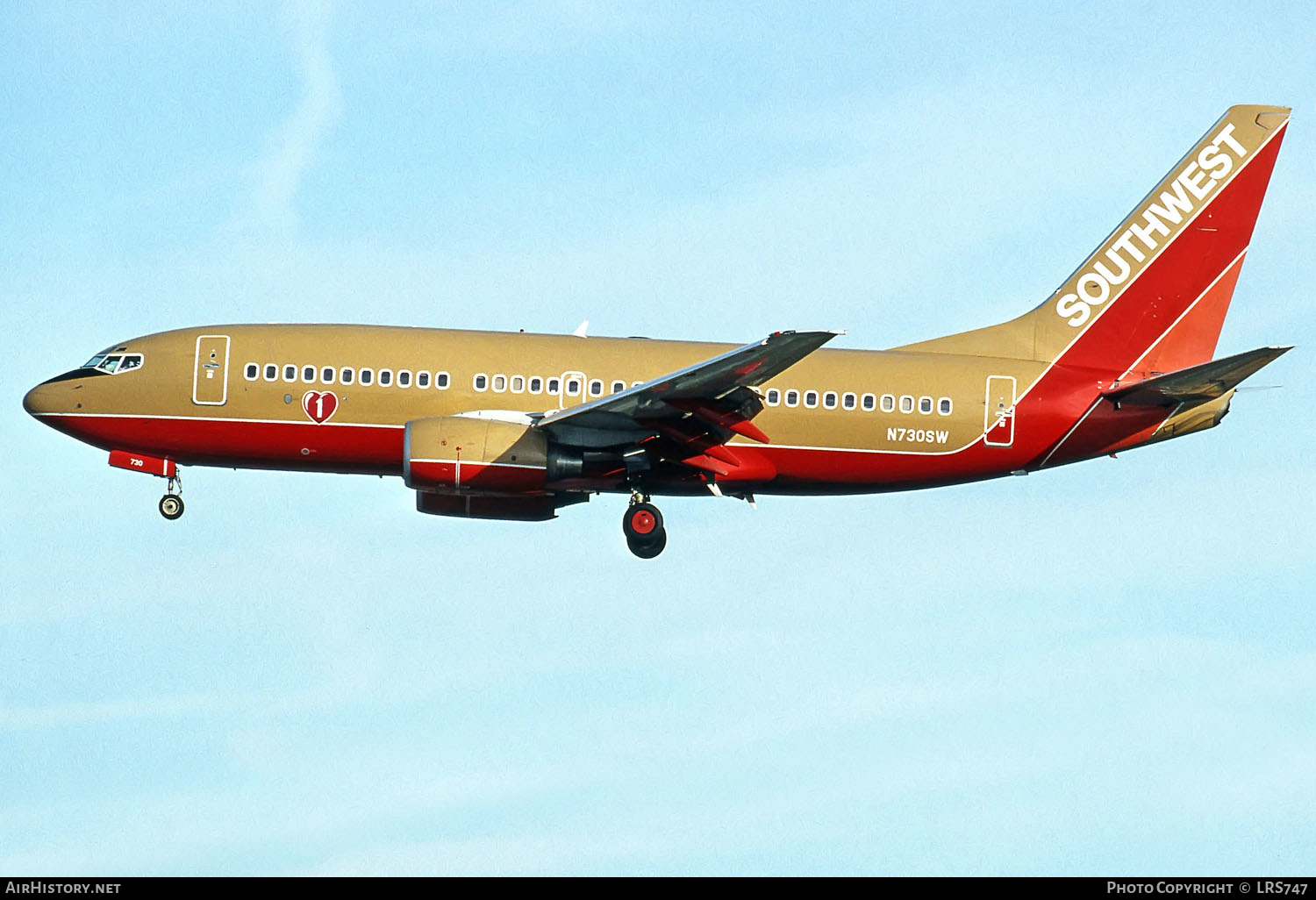 Aircraft Photo of N730SW | Boeing 737-7H4 | Southwest Airlines | AirHistory.net #289572