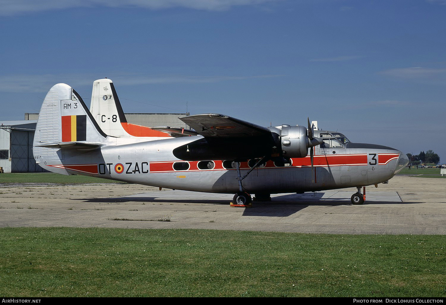 Aircraft Photo of RM 3 / OT-ZAC | Percival P.66 Pembroke C.51 | Belgium - Air Force | AirHistory.net #289592