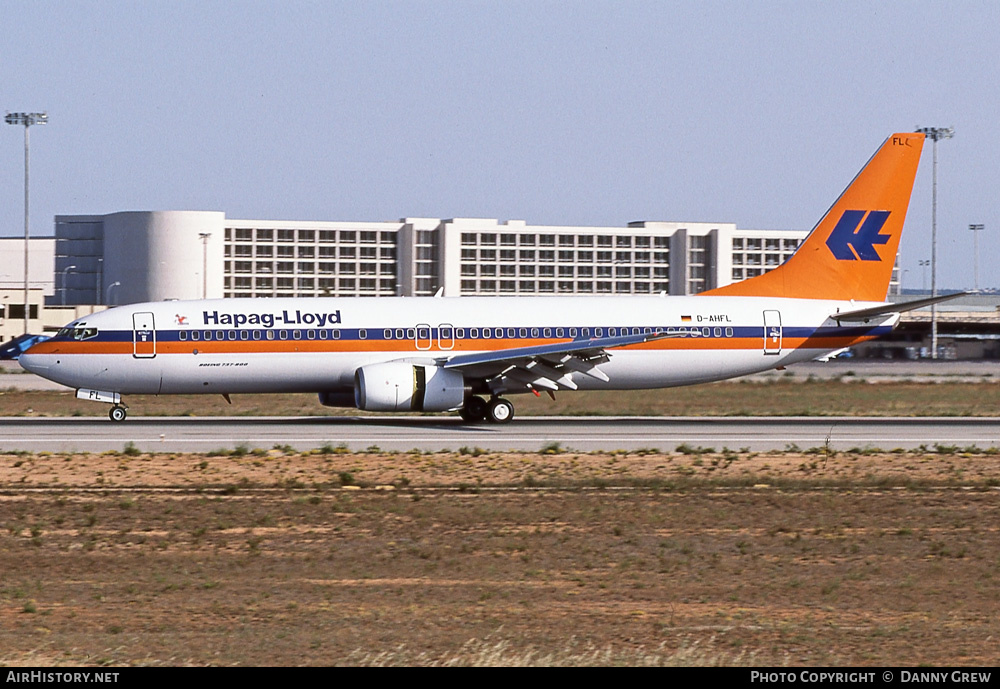 Aircraft Photo of D-AHFL | Boeing 737-8K5 | Hapag-Lloyd | AirHistory.net #289594