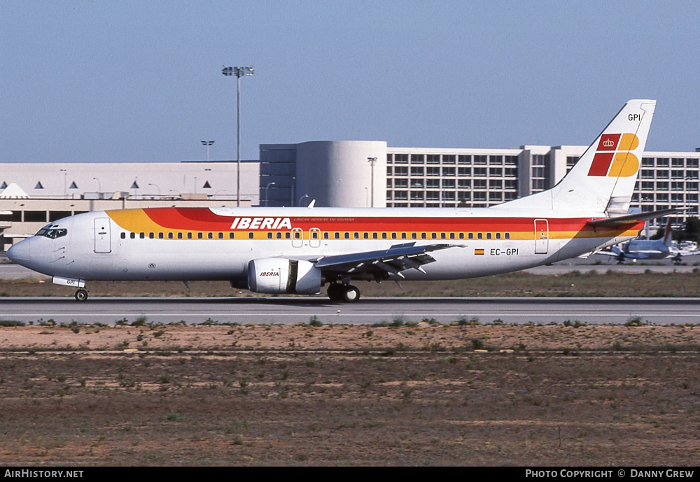 Aircraft Photo of EC-GPI | Boeing 737-46Q | Iberia | AirHistory.net #289595