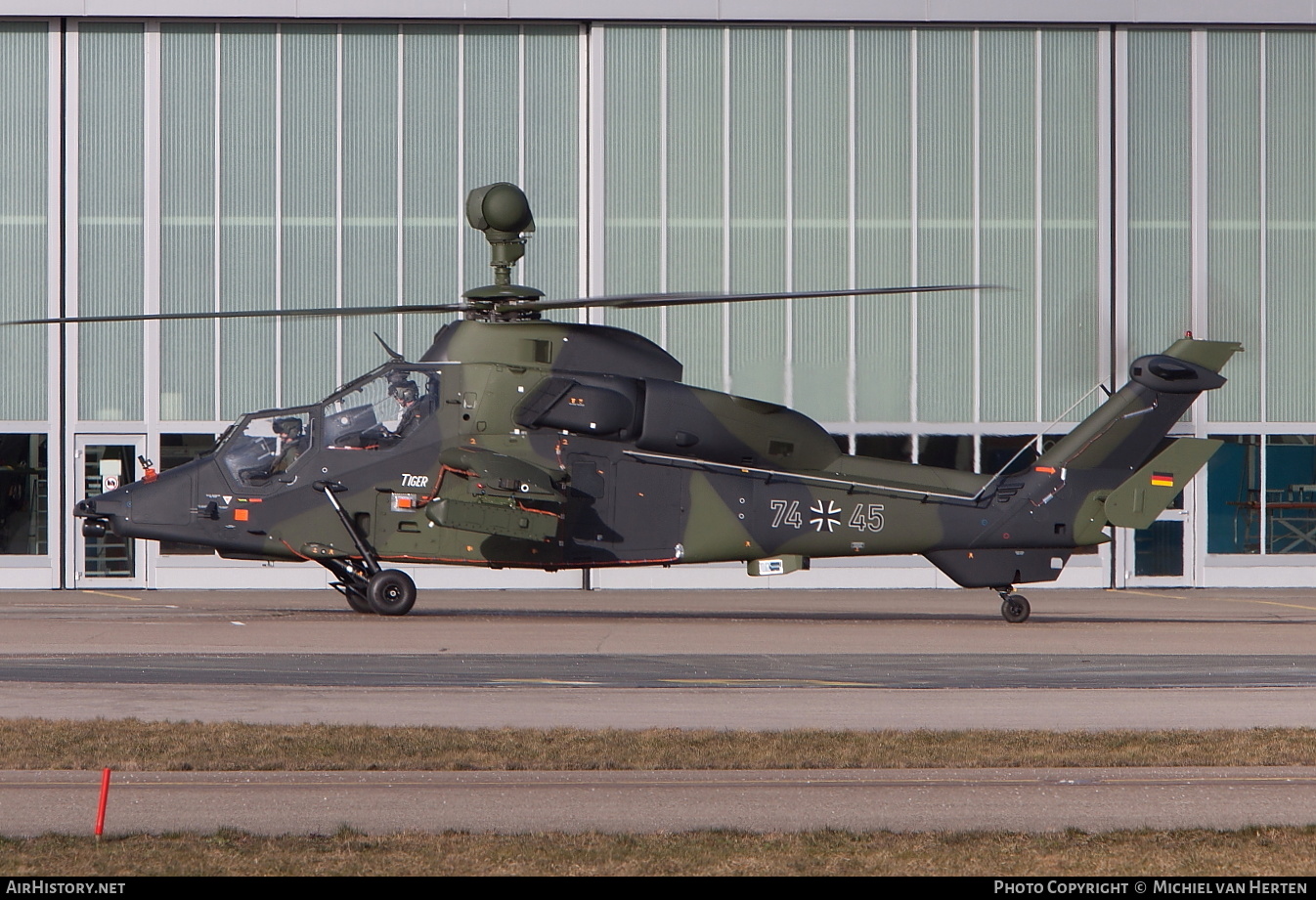 Aircraft Photo of 7445 | Eurocopter EC-665 Tiger UHT | Germany - Air Force | AirHistory.net #289609