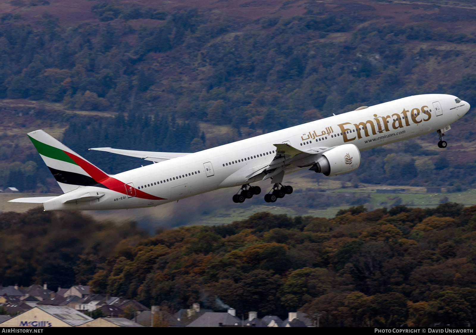 Aircraft Photo of A6-EQI | Boeing 777-300/ER | Emirates | AirHistory.net #289626