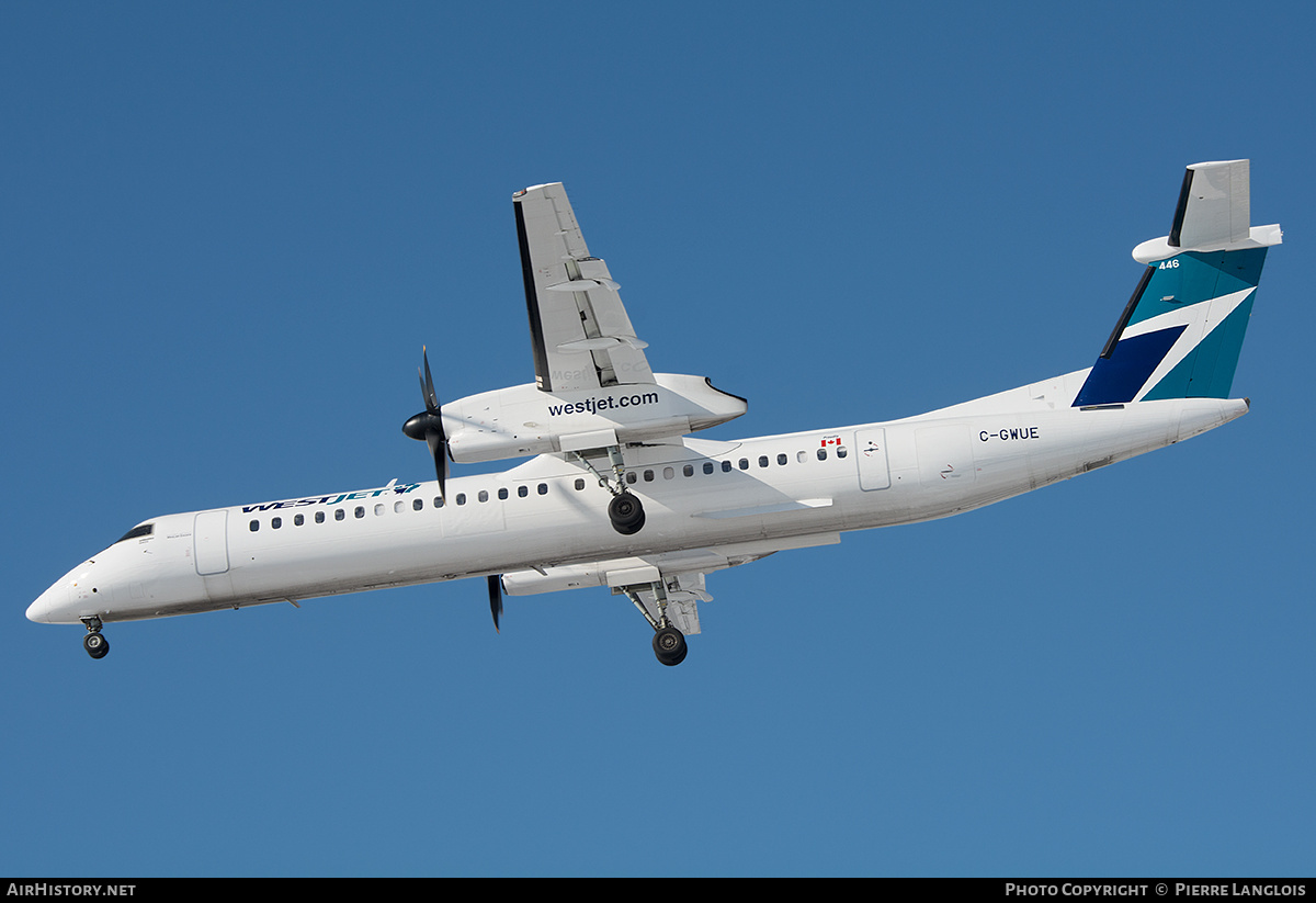 Aircraft Photo of C-GWUE | Bombardier DHC-8-402 Dash 8 | WestJet | AirHistory.net #289635