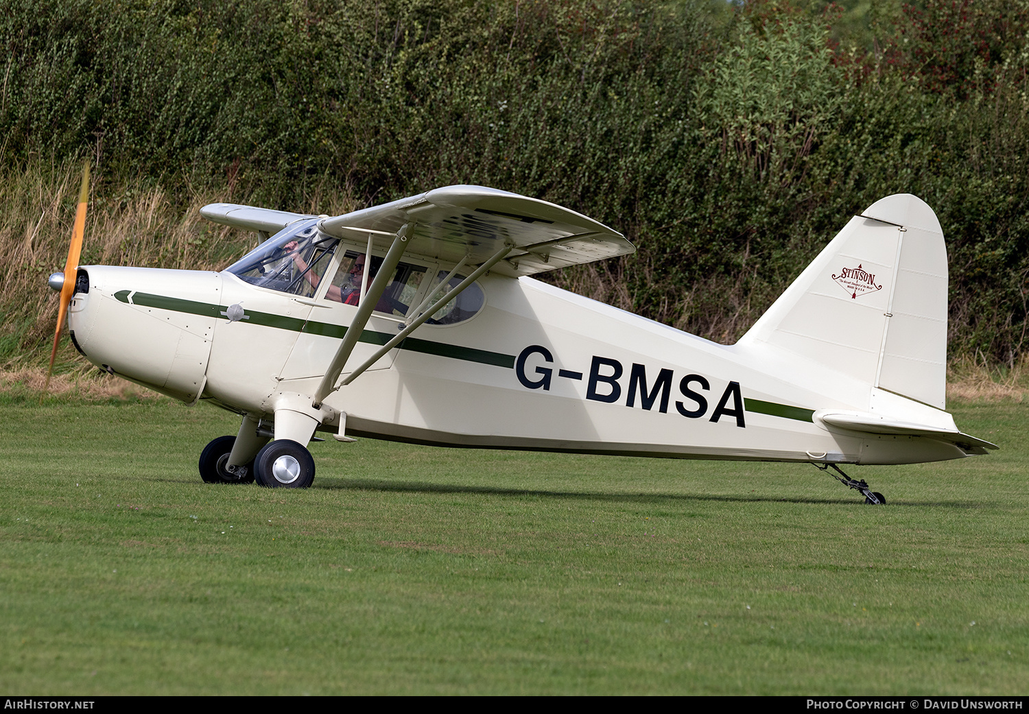Aircraft Photo of G-BMSA | Stinson 105 HW-75 | AirHistory.net #289646