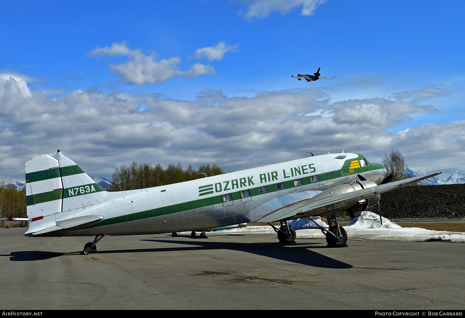 Aircraft Photo of N763A | Douglas DC-3(C) | Ozark Air Lines | AirHistory.net #289660