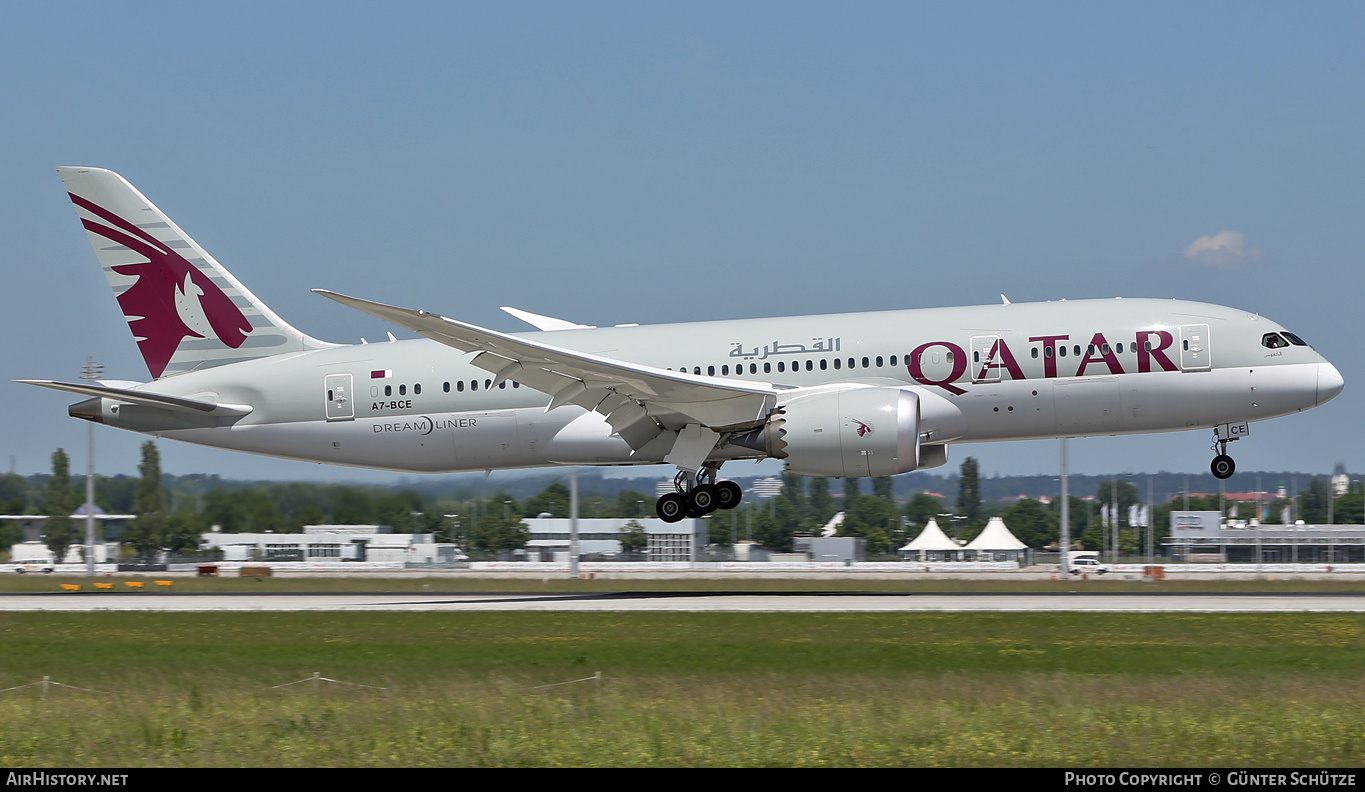 Aircraft Photo of A7-BCE | Boeing 787-8 Dreamliner | Qatar Airways | AirHistory.net #289670
