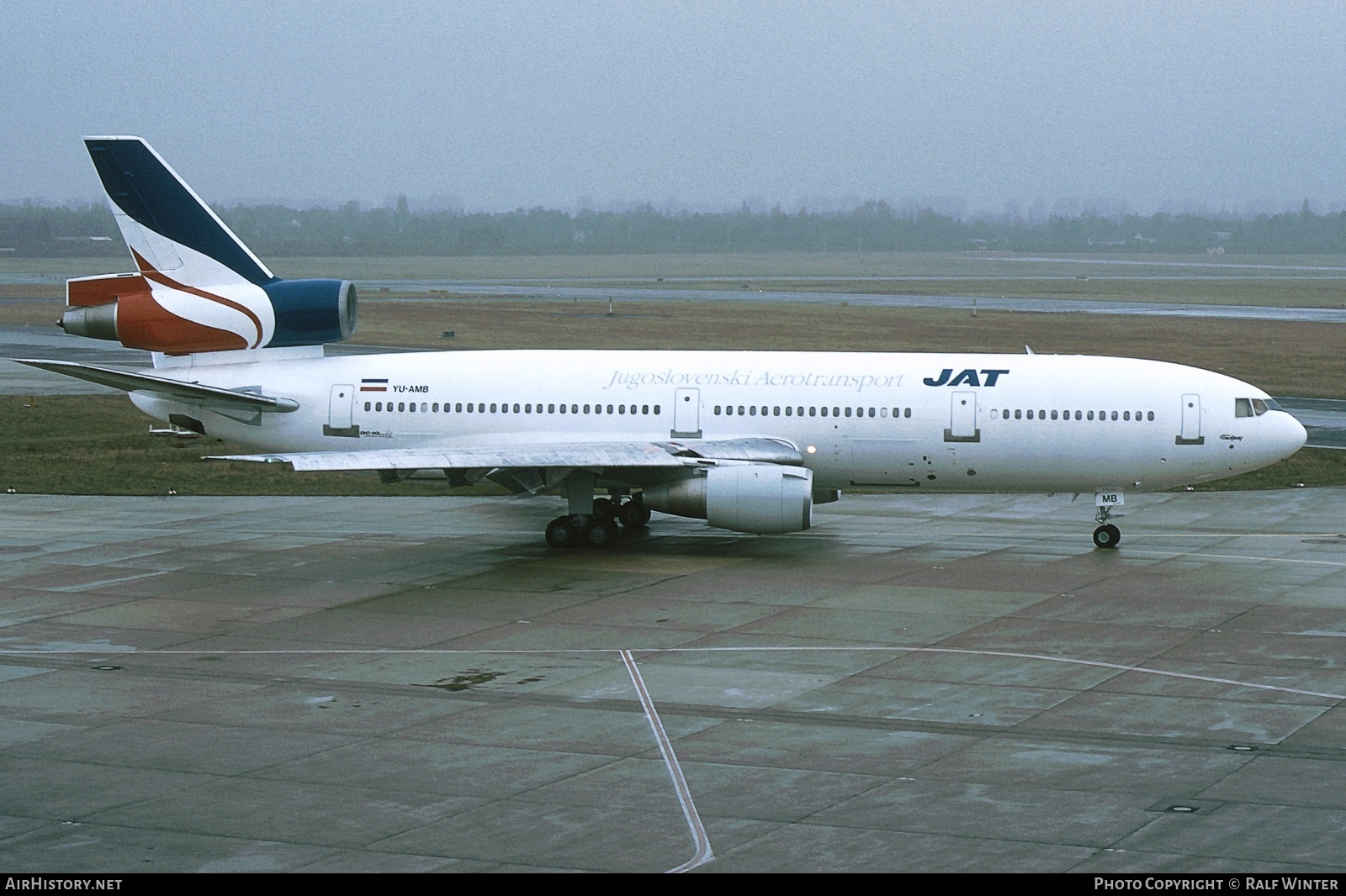 Aircraft Photo of YU-AMB | McDonnell Douglas DC-10-30 | JAT Yugoslav Airlines - Jugoslovenski Aerotransport | AirHistory.net #289701