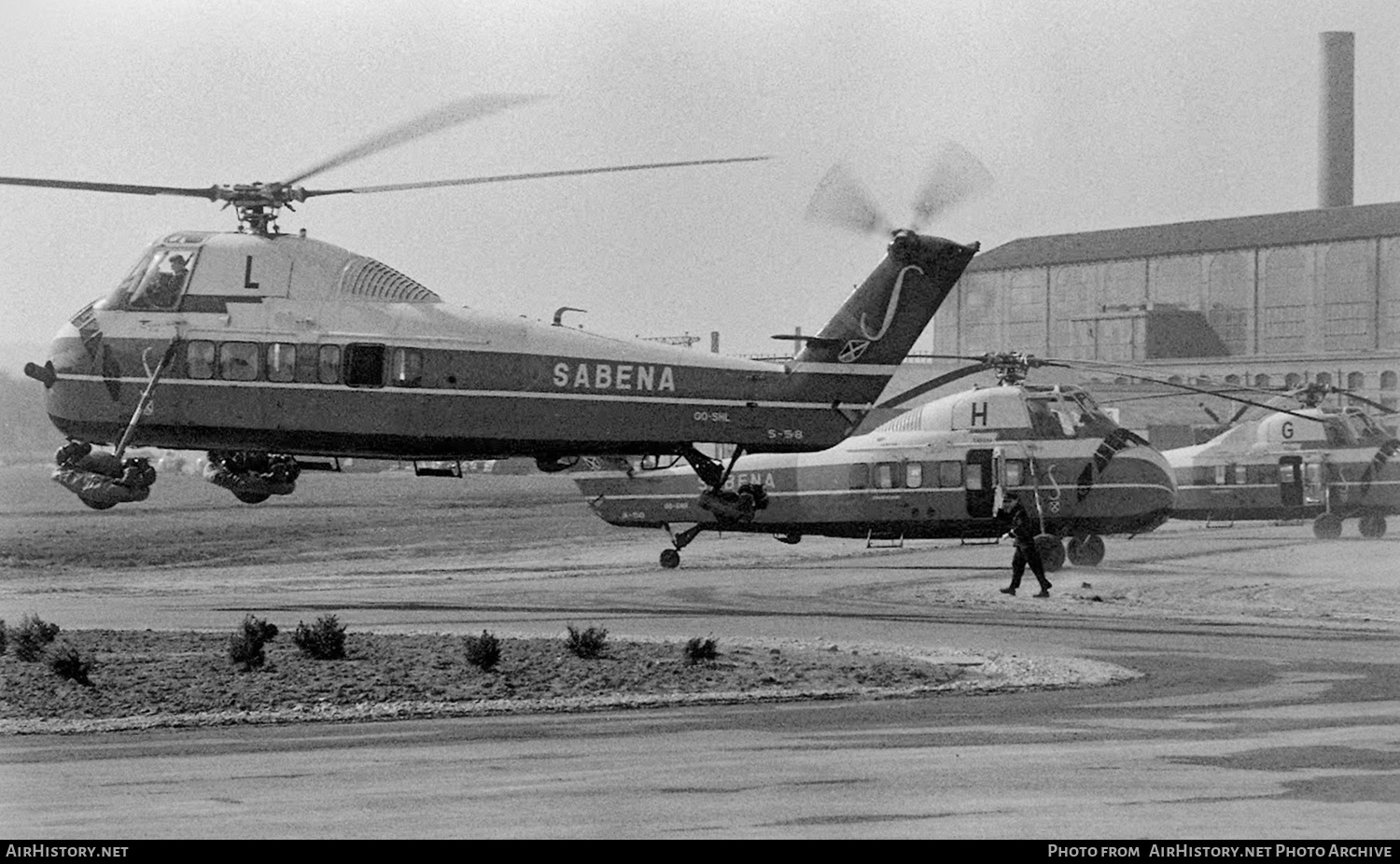 Aircraft Photo of OO-SHL | Sikorsky S-58C | Sabena | AirHistory.net #289705