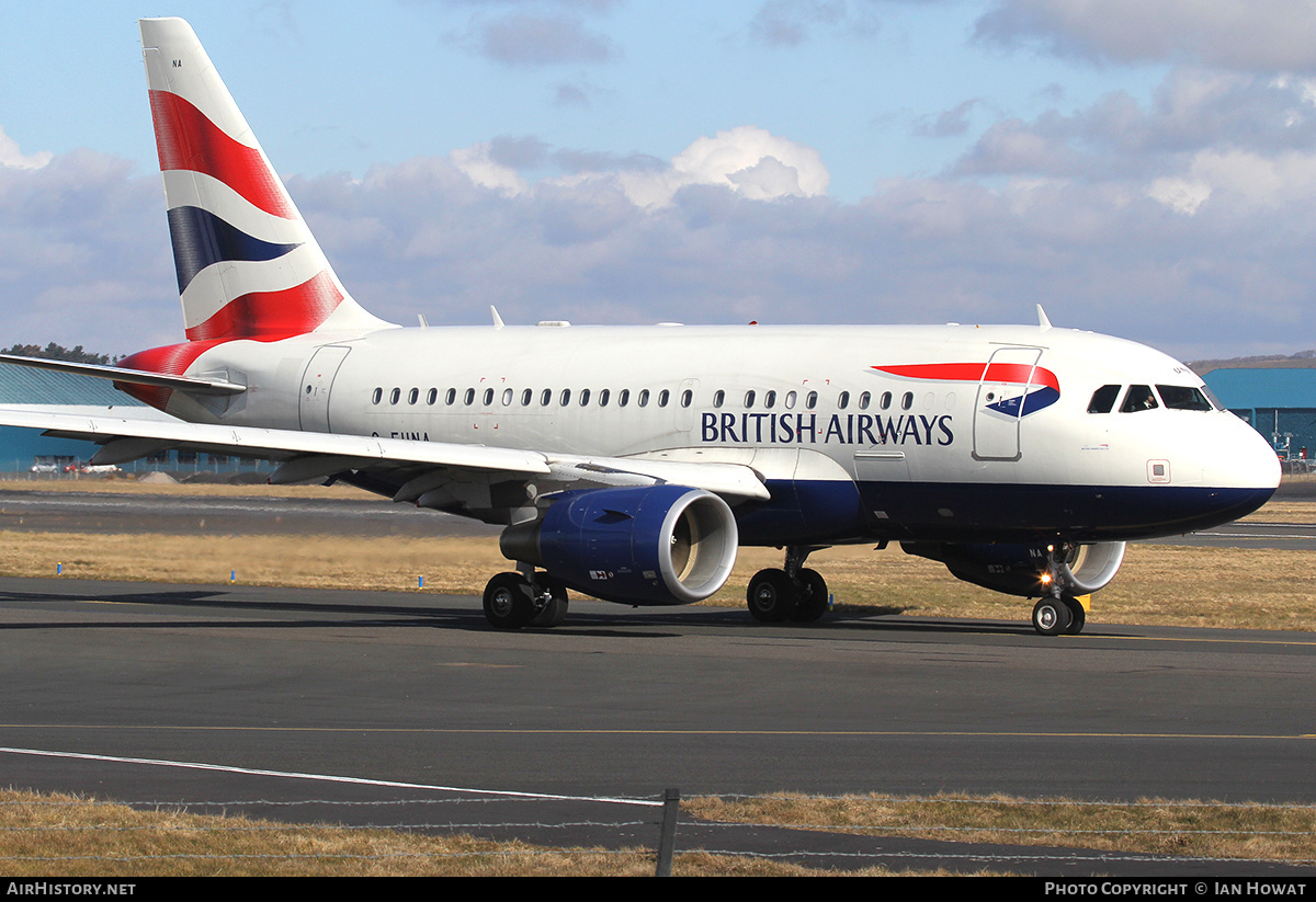 Aircraft Photo of G-EUNA | Airbus A318-112 | British Airways | AirHistory.net #289709