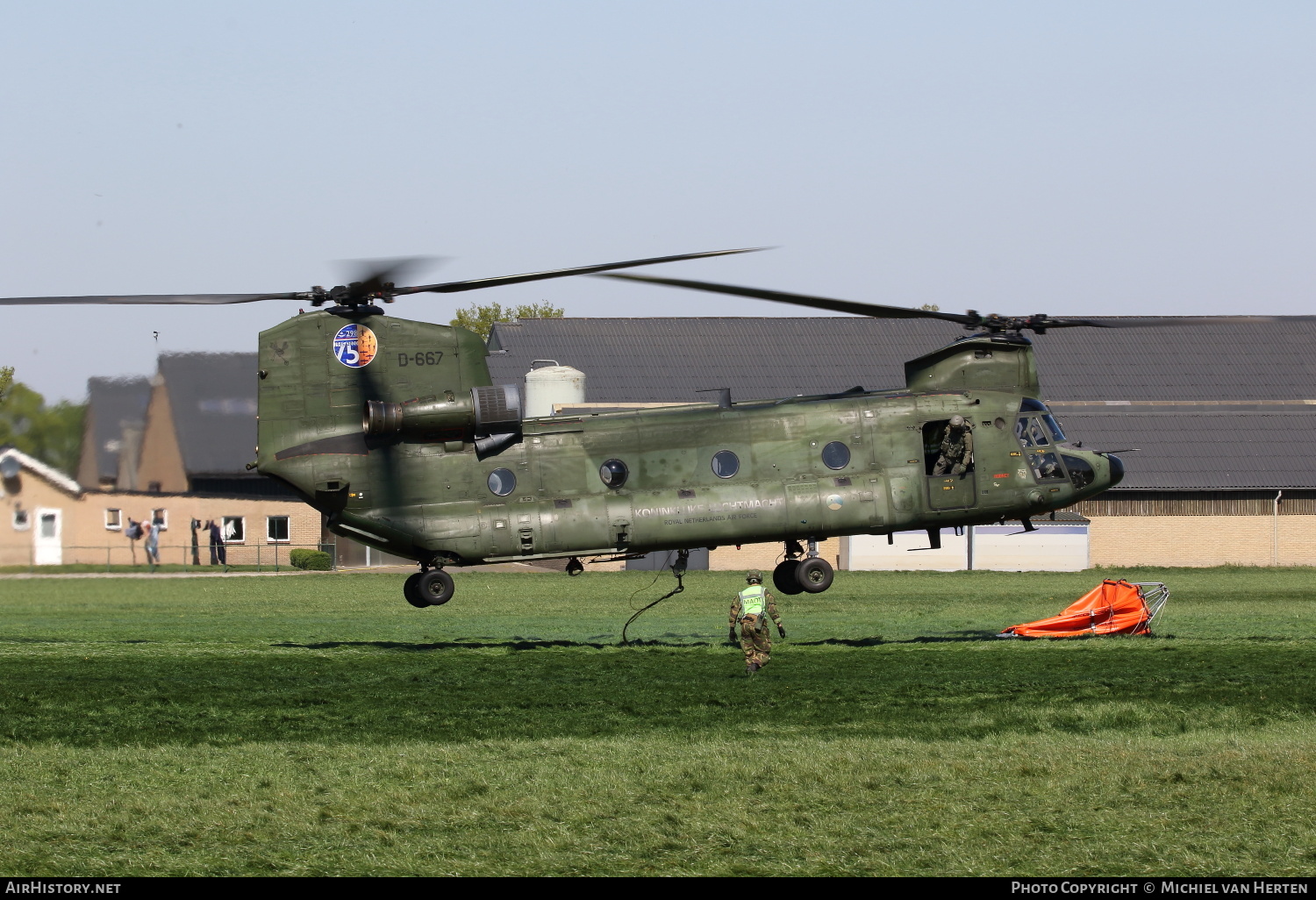 Aircraft Photo of D-667 | Boeing CH-47D Chinook (414) | Netherlands - Air Force | AirHistory.net #289720