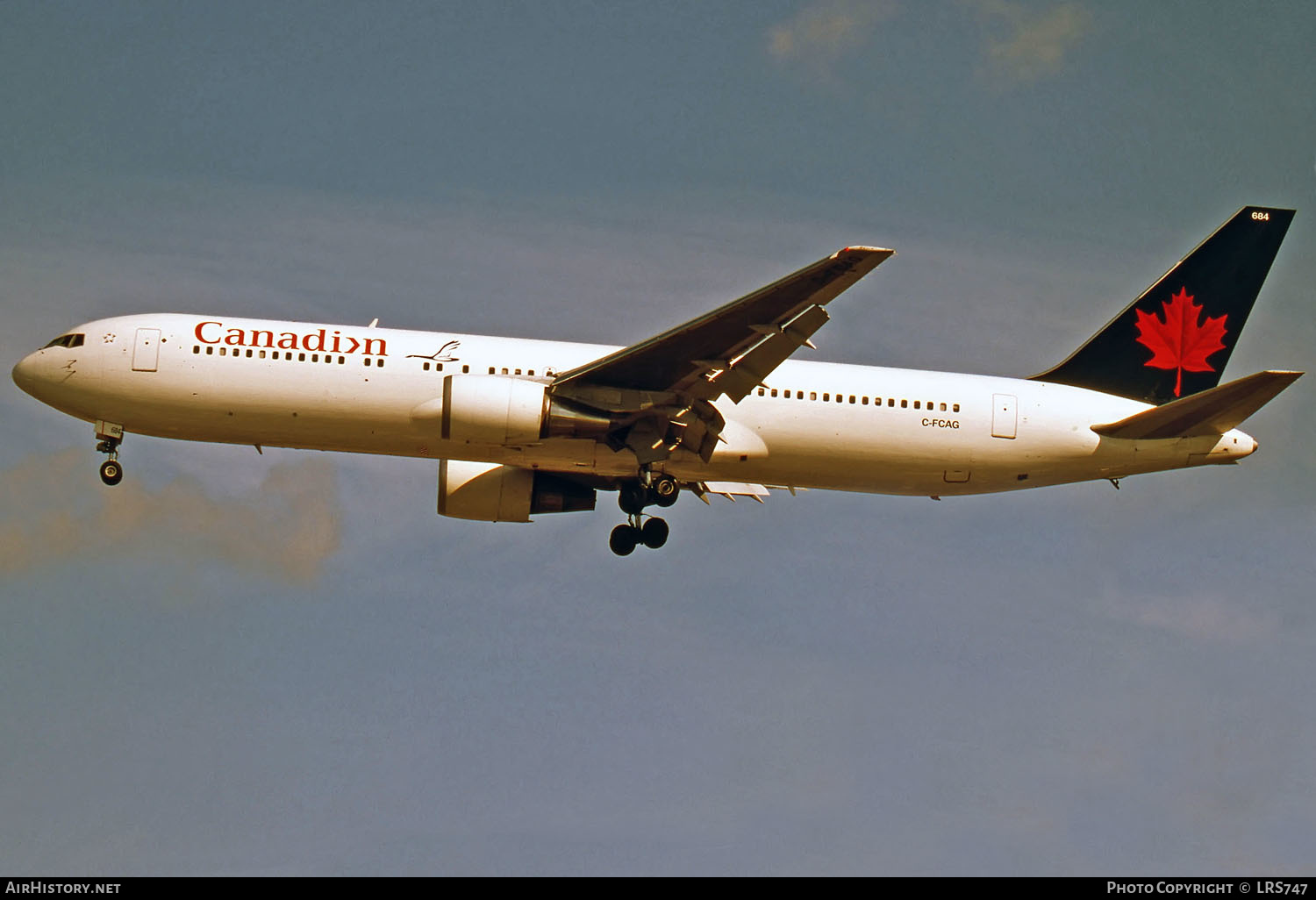 Aircraft Photo of C-FCAG | Boeing 767-375/ER | Canadian Airlines | AirHistory.net #289722