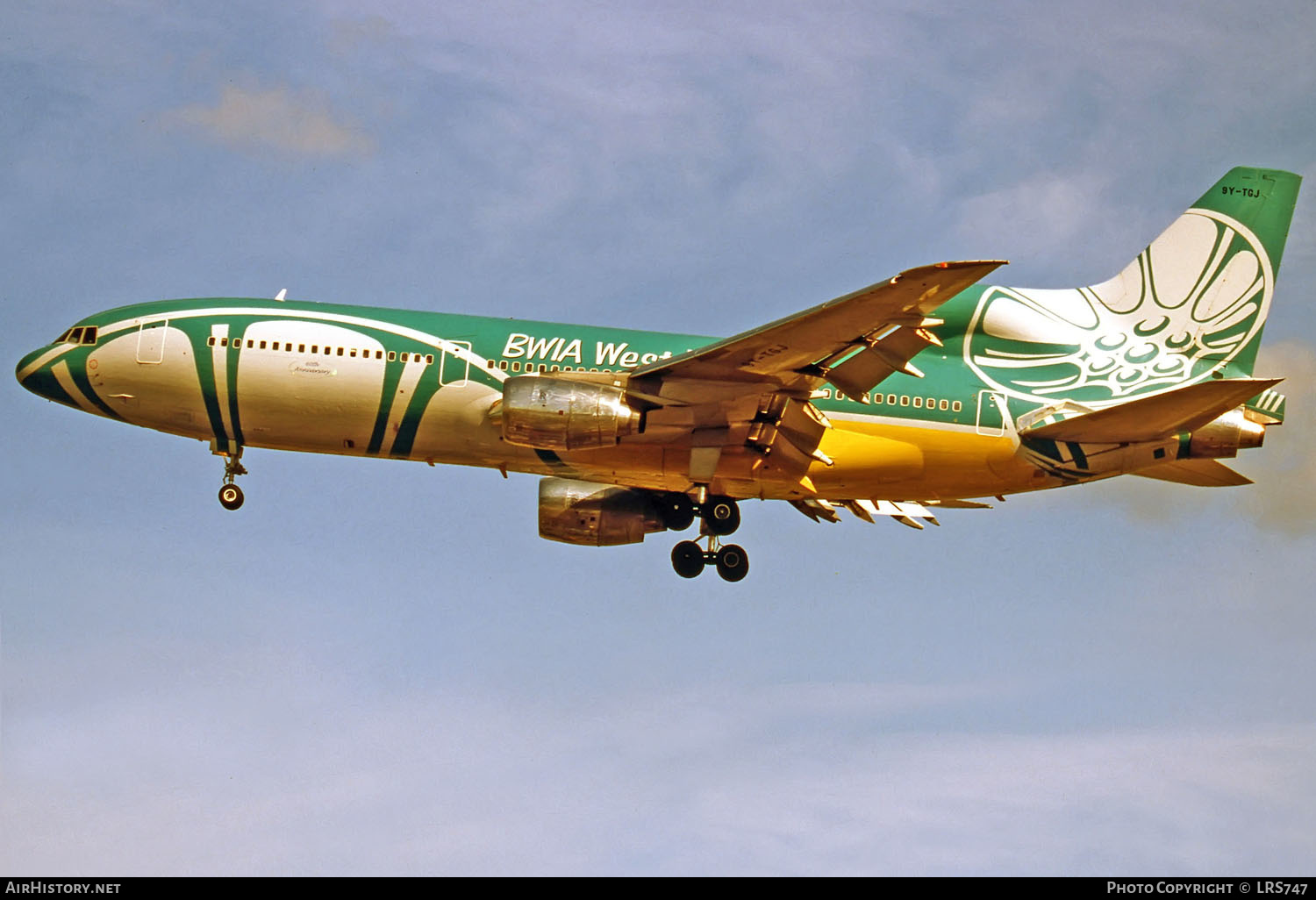 Aircraft Photo of 9Y-TGJ | Lockheed L-1011-385-3 TriStar 500 | BWIA West Indies Airways | AirHistory.net #289723