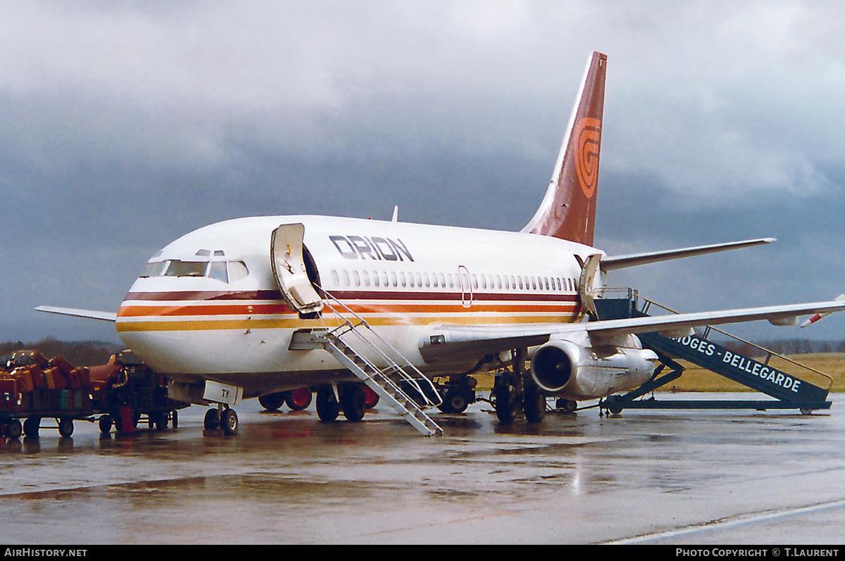 Aircraft Photo of G-BGTY | Boeing 737-2Q8/Adv | Orion Airways | AirHistory.net #289739