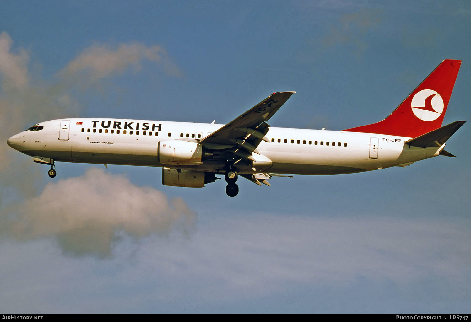 Aircraft Photo of TC-JFZ | Boeing 737-8F2 | Turkish Airlines | AirHistory.net #289748