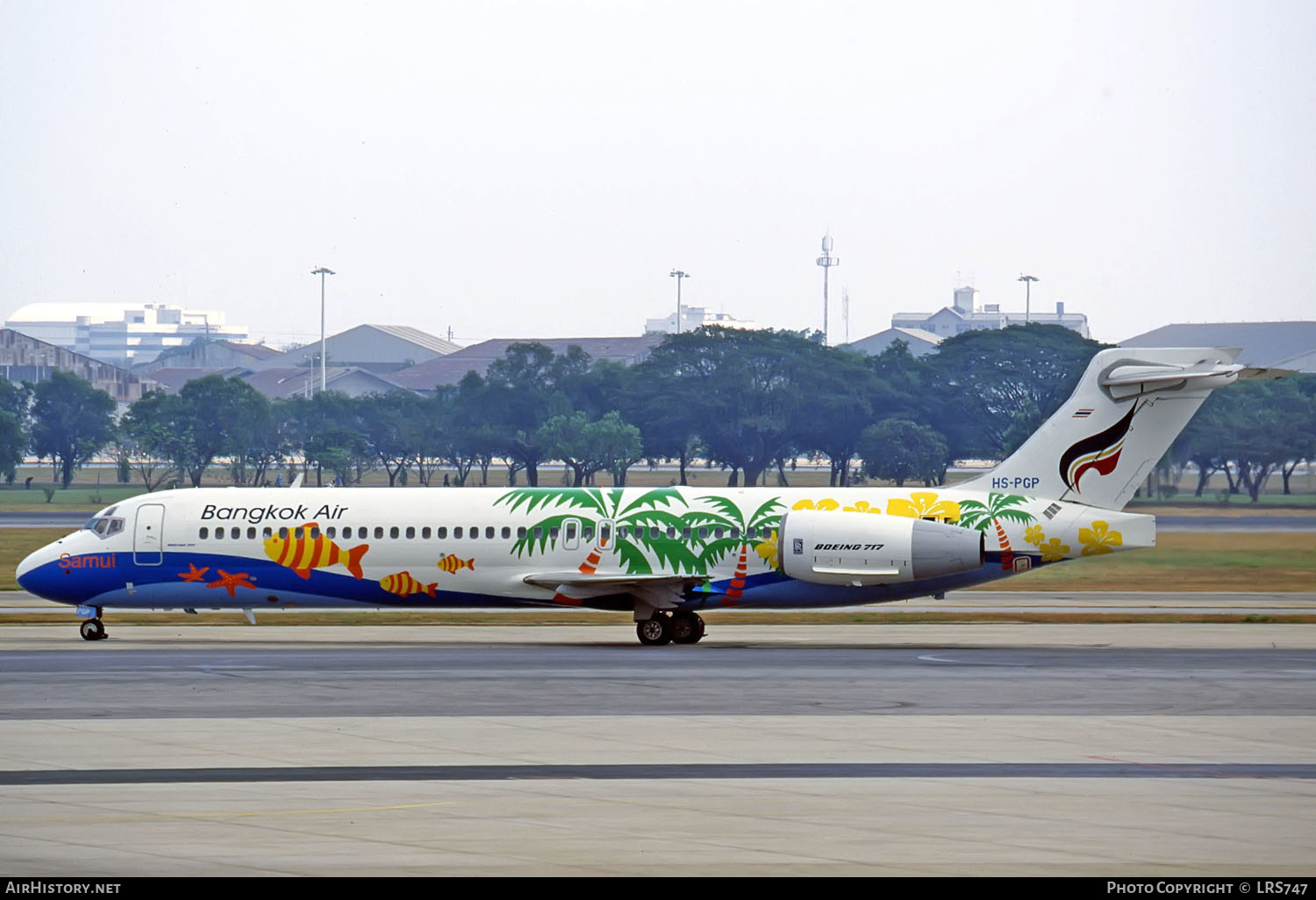 Aircraft Photo of HS-PGP | Boeing 717-23S | Bangkok Airways | AirHistory.net #289754