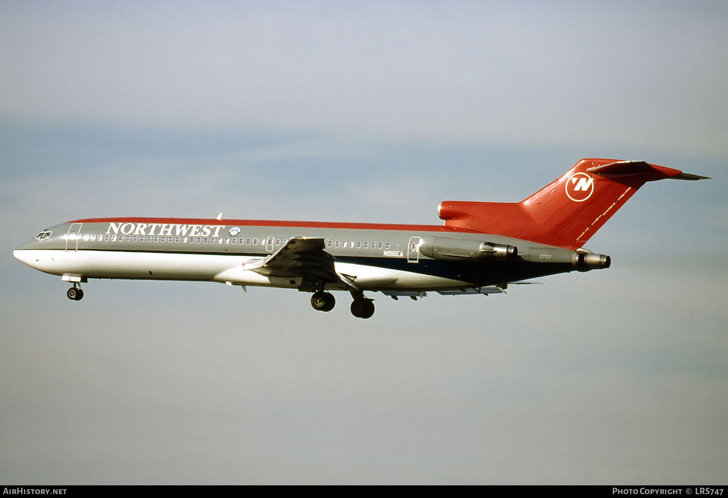 Aircraft Photo of N816EA | Boeing 727-225/Adv | Northwest Airlines | AirHistory.net #289777