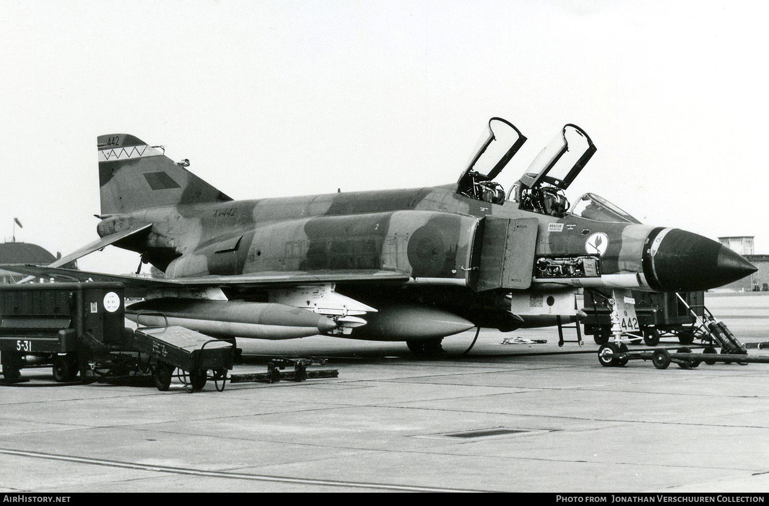 Aircraft Photo of XV442 | McDonnell Douglas F-4M Phantom FGR2 | UK - Air Force | AirHistory.net #289780