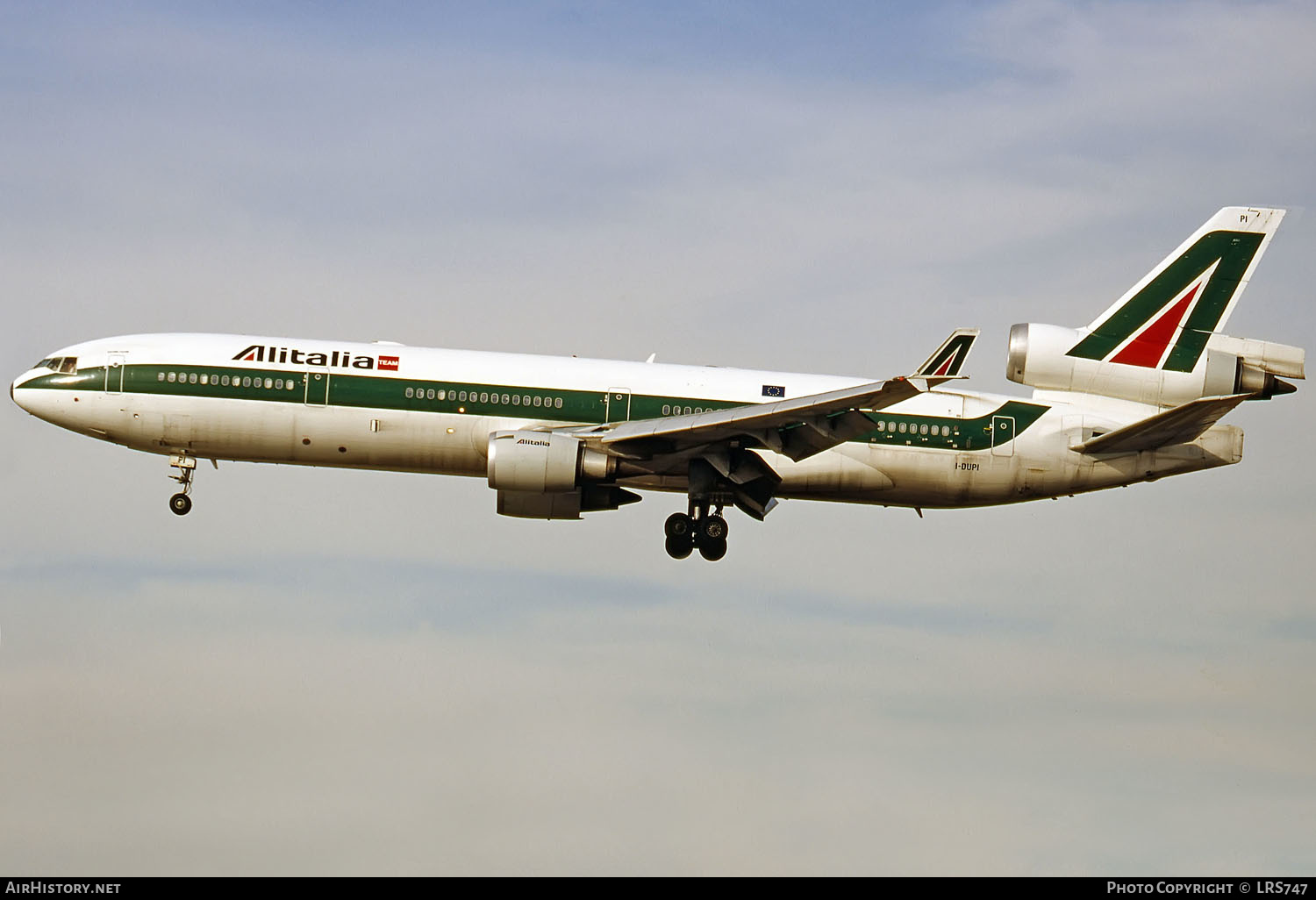 Aircraft Photo of I-DUPI | McDonnell Douglas MD-11C | Alitalia | AirHistory.net #289787