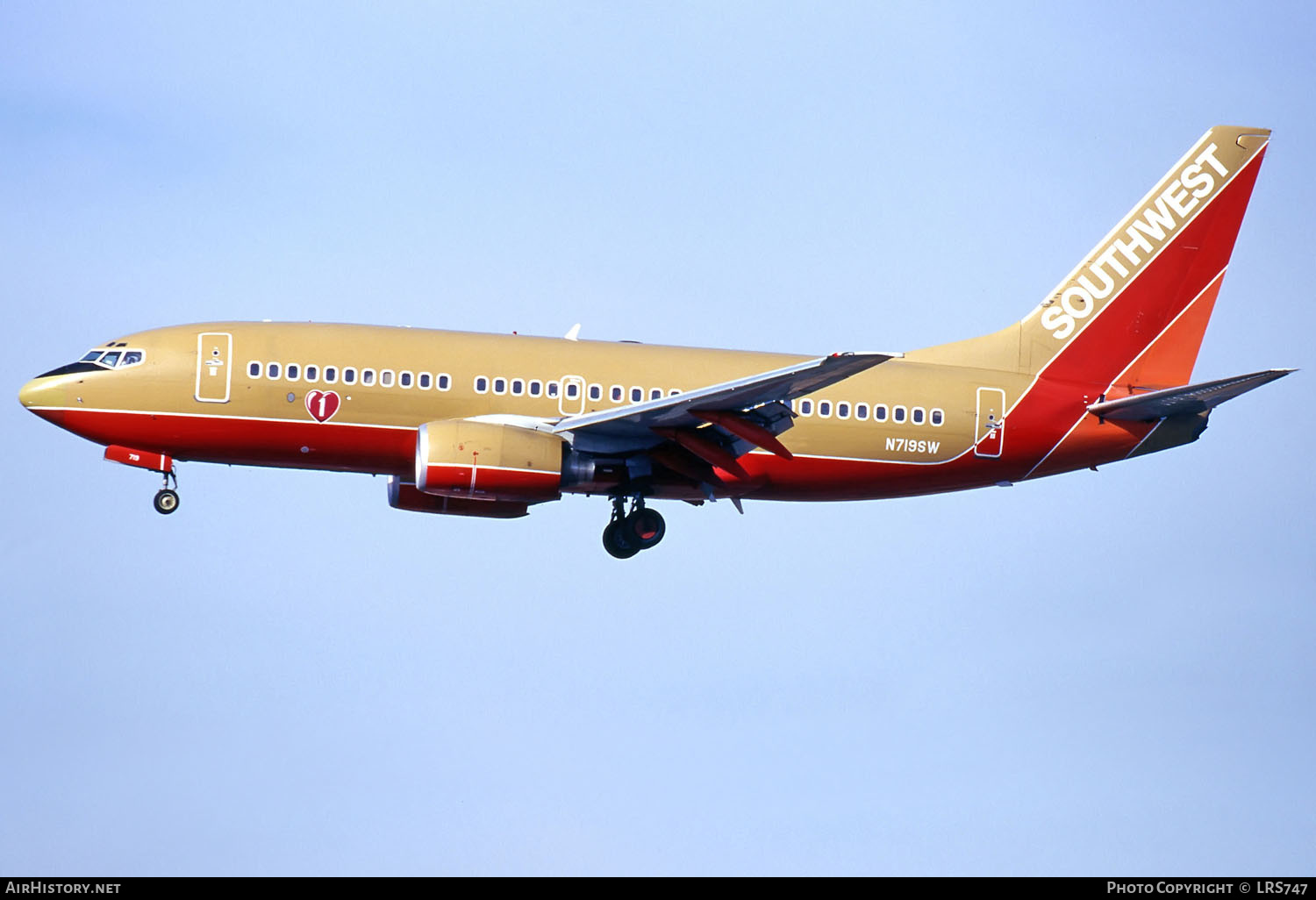 Aircraft Photo of N719SW | Boeing 737-7H4 | Southwest Airlines | AirHistory.net #289789