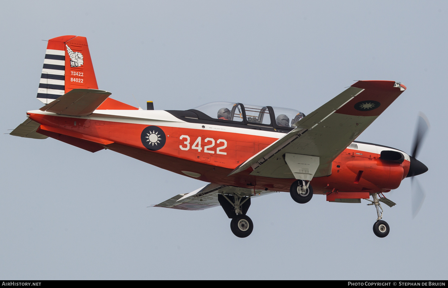 Aircraft Photo of 3422 / T-3422 | Beech T-34C Turbo Mentor | Taiwan - Air Force | AirHistory.net #289804