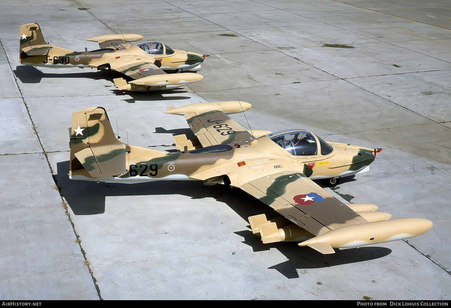 Aircraft Photo of J-629 | Cessna A-37B Dragonfly (318E) | Chile - Air Force | AirHistory.net #289815