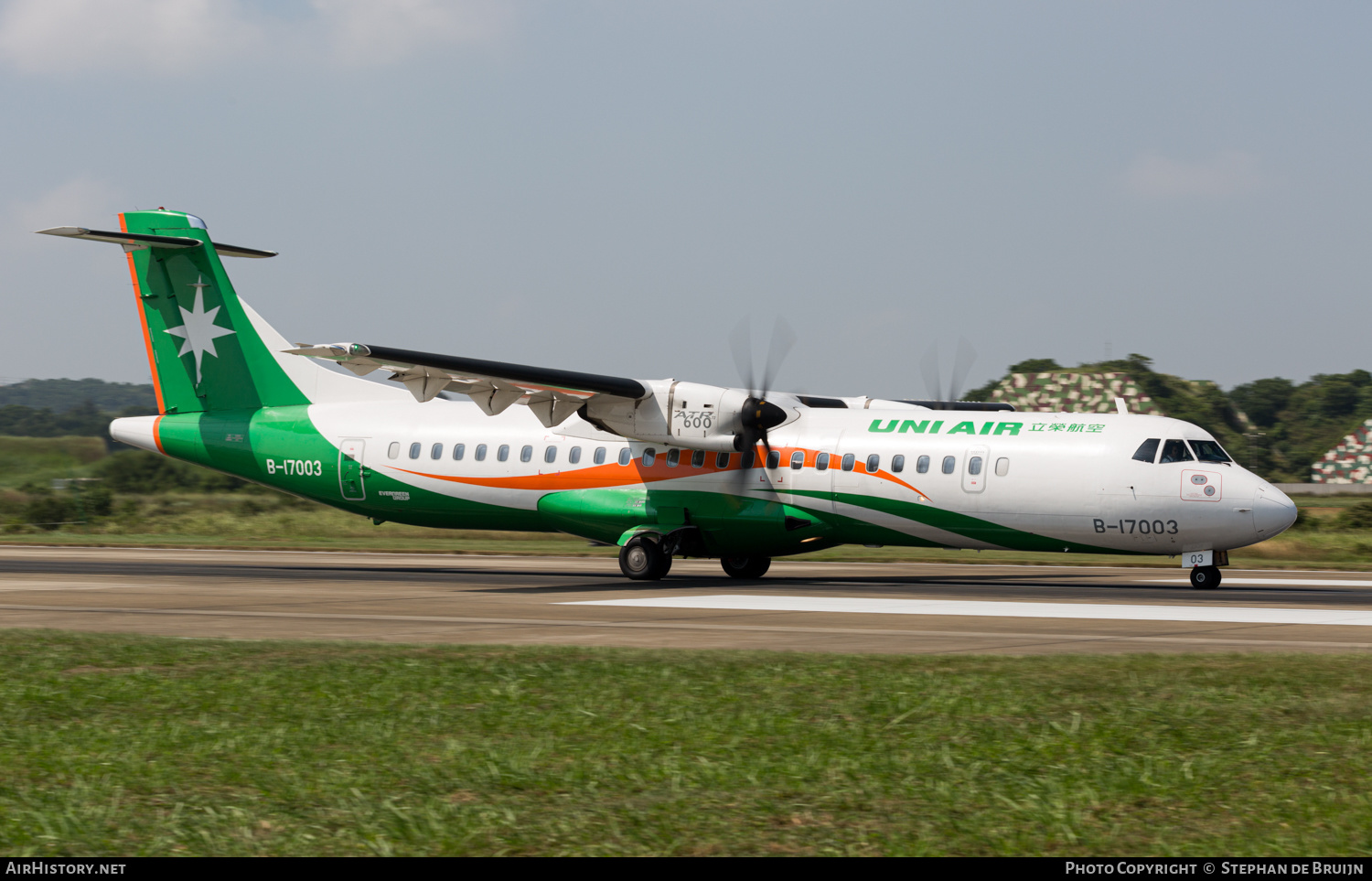 Aircraft Photo of B-17003 | ATR ATR-72-600 (ATR-72-212A) | UNI Air | AirHistory.net #289820